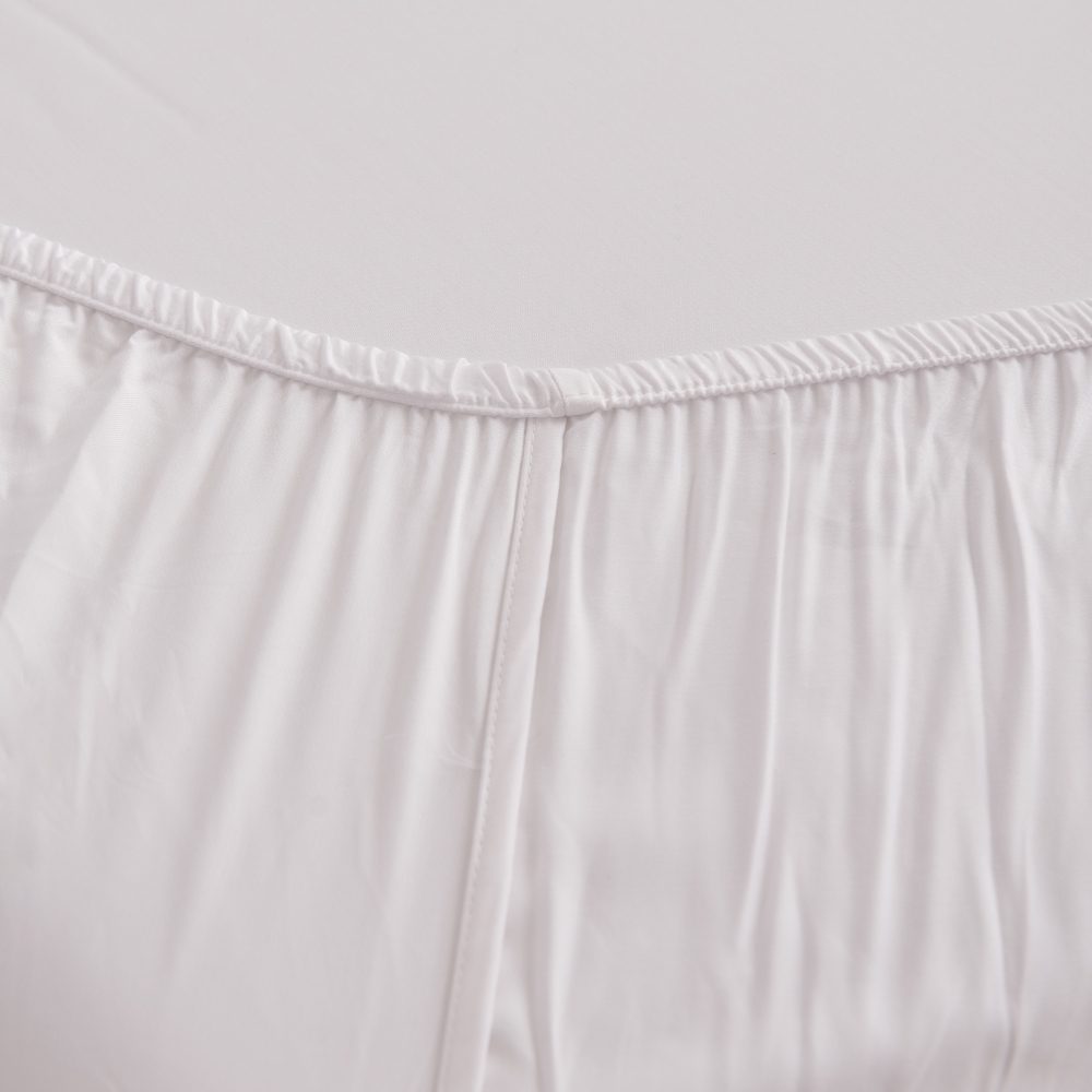 Splittopper hoeslaken 180x220/210/200 Coco White - Boomba Bamboo
