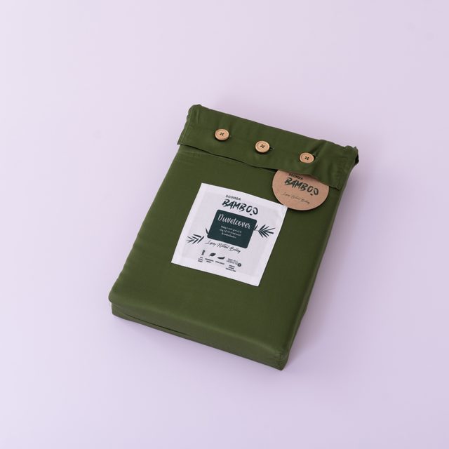 Dekbedovertrek - Deep Moss - Premium - Boomba Bamboo